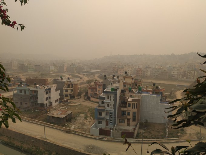 काठमाडौंको वायु प्रदुषण उच्च तहमा